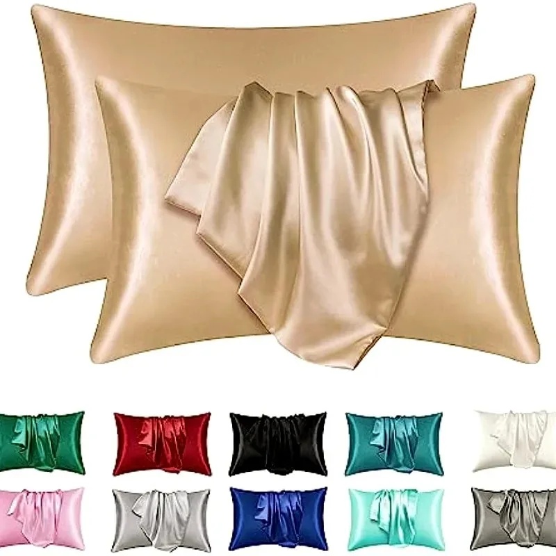 Satin Silk Pillowcase Hair Skin - Federa in Raso di Seta per