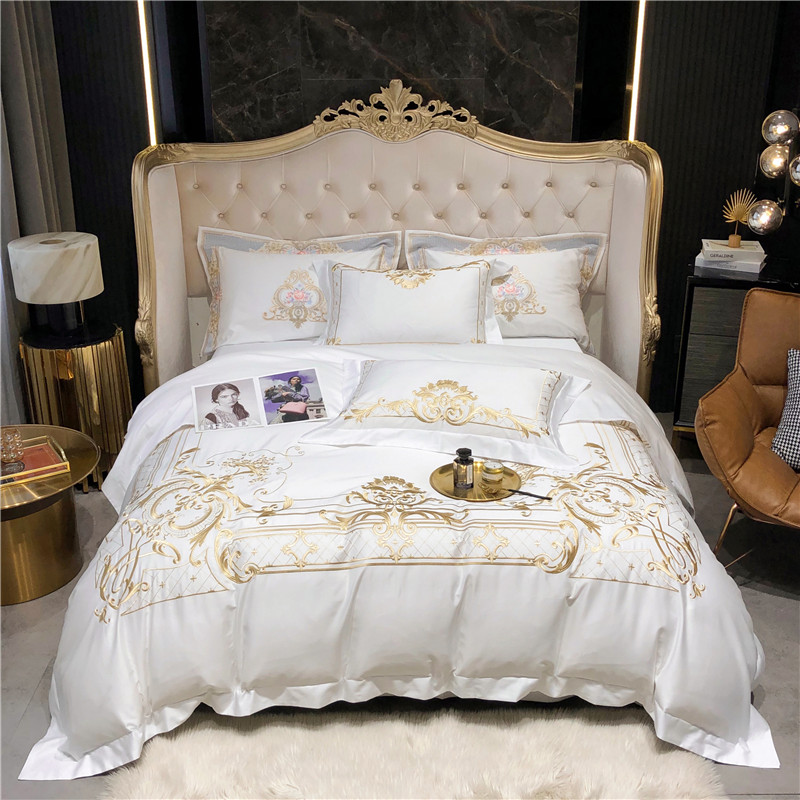 Fitted Bed Sheets Deep Pocket - Set biancheria da letto Queen Super