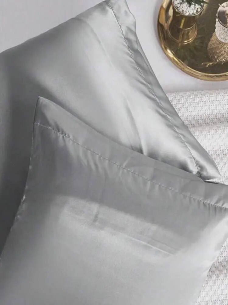 Satin Silk Pillowcase Hair Skin - 1 pz federa per capelli e