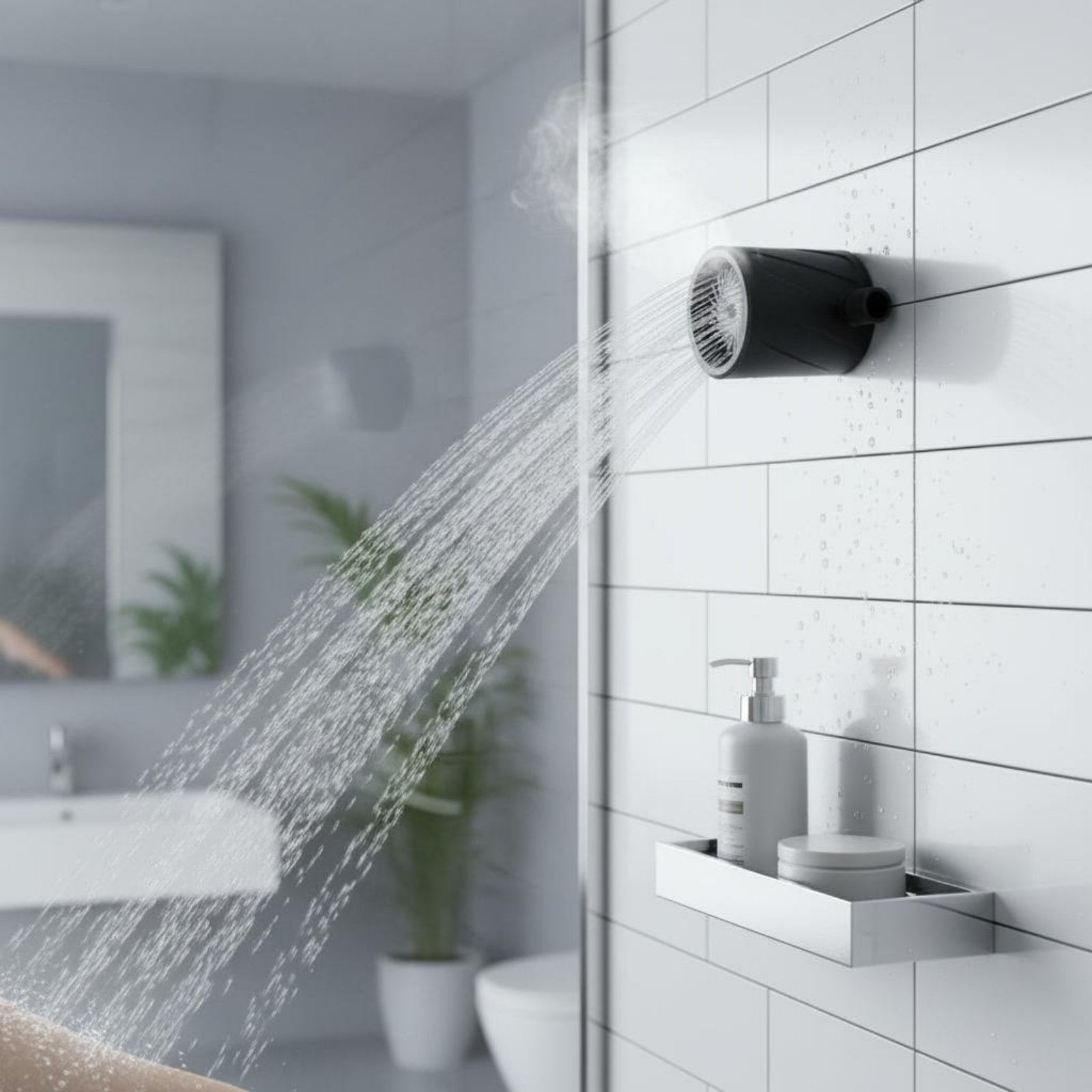 High Pressure Shower Head Handheld - Soffione doccia portatile potenziato ad alta