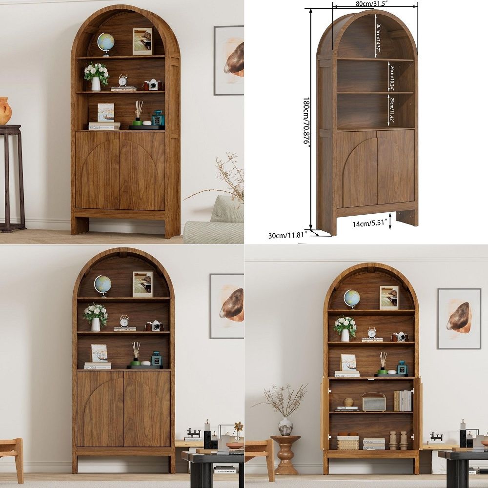 Storage & Organization - Vetrina ad Arco Century con Ante,
