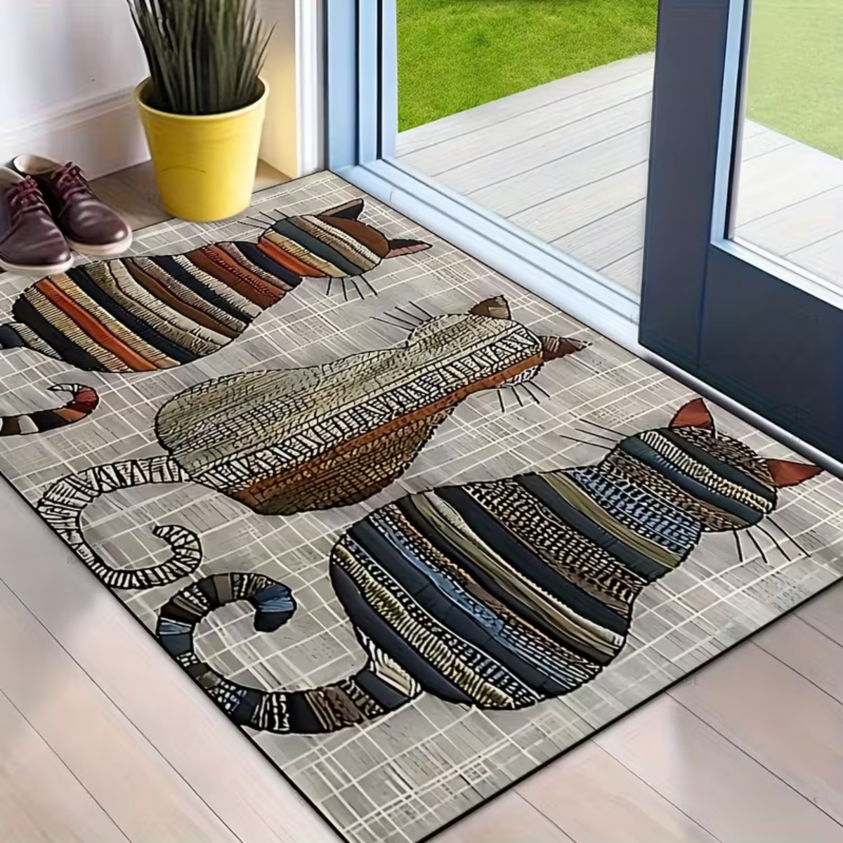 Quick Dry Diatomite Bath Mat - Tappetino Quadrato per Ingresso ad Asciugatura
