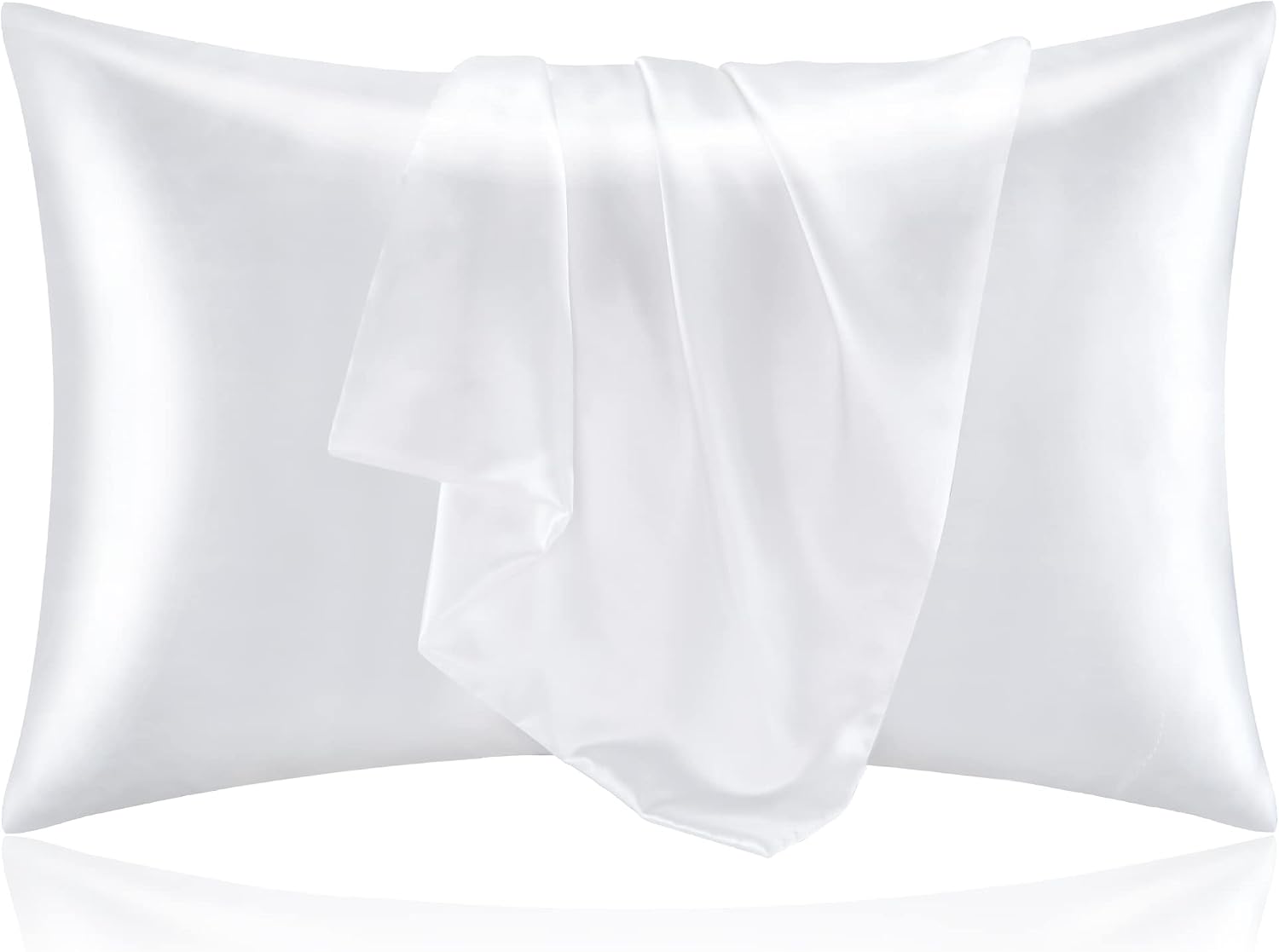 Satin Silk Pillowcase Hair Skin - Set di 2 Federe in Raso
