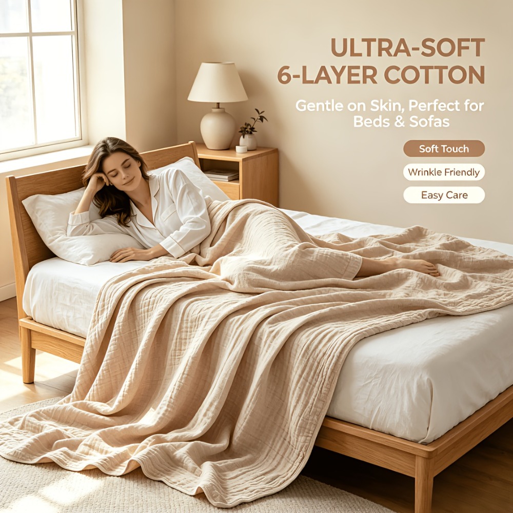 Coperta in Mussola 100% Cotone - Muslin Cotton Bedspread recensione e prezzo