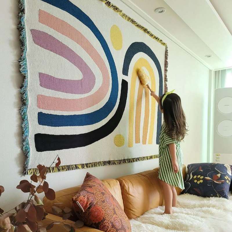 Coperta in cotone spesso Tessi - Boho Throw Blanket Fringe recensione e prezzo