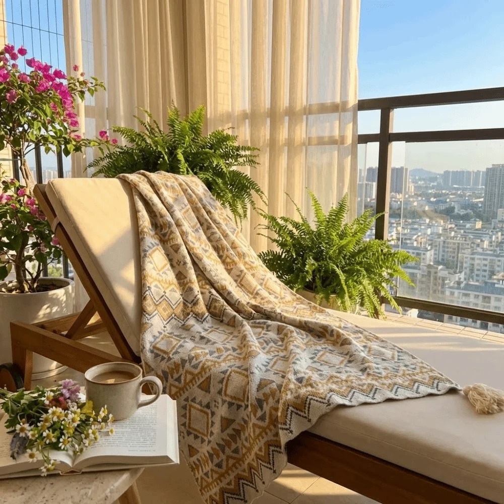 Coperte Vintage in Maglia Gros - Boho Throw Blanket Fringe recensione e prezzo