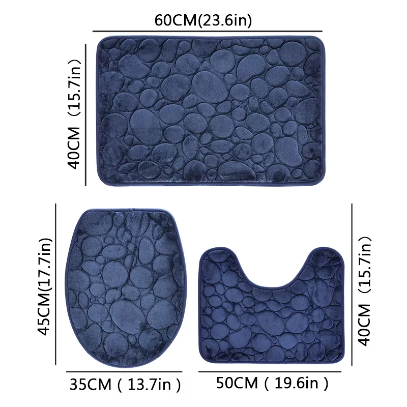 3 pz/set Tappetini Da Bagno An - Quick Dry Diatomite Bath Mat recensione e prezzo