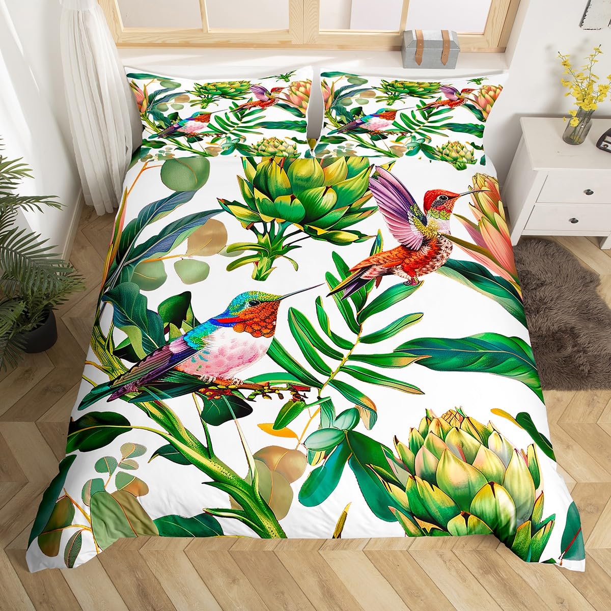 Set biancheria da letto colibr - Aesthetic Floral Duvet Cover recensione e prezzo