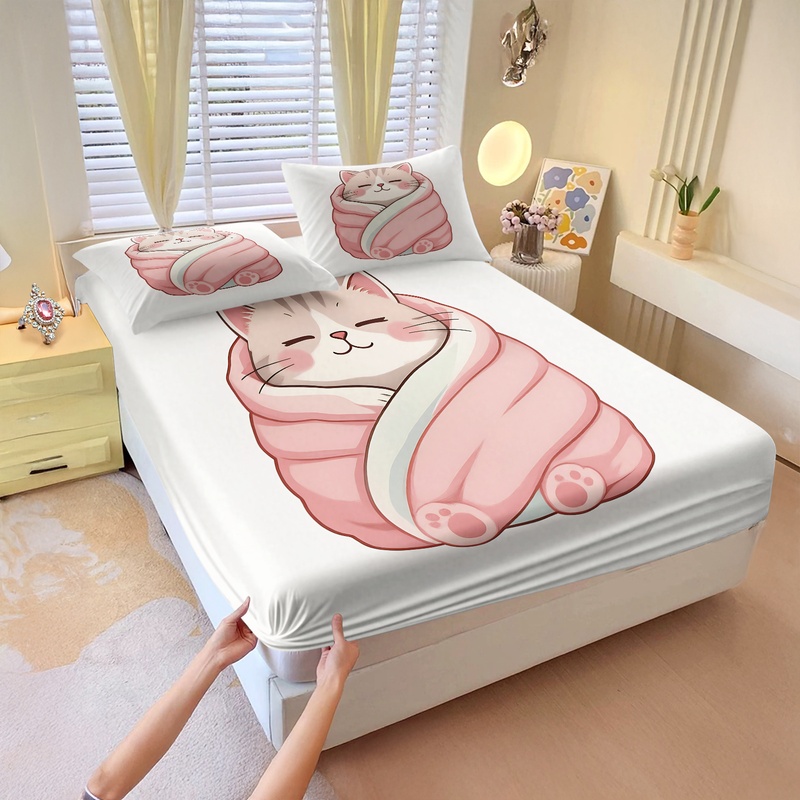 Set di Lenzuola con Stampa di  - Fitted Bed Sheets Deep Pocket recensione e prezzo