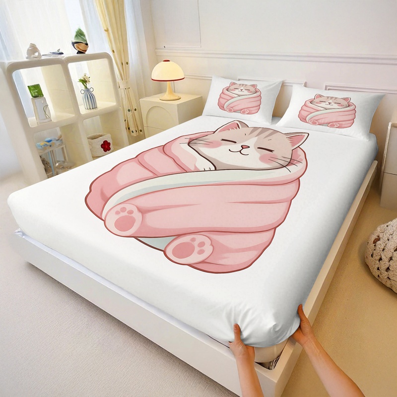 Set di Lenzuola con Stampa di  - Fitted Bed Sheets Deep Pocket recensione e prezzo