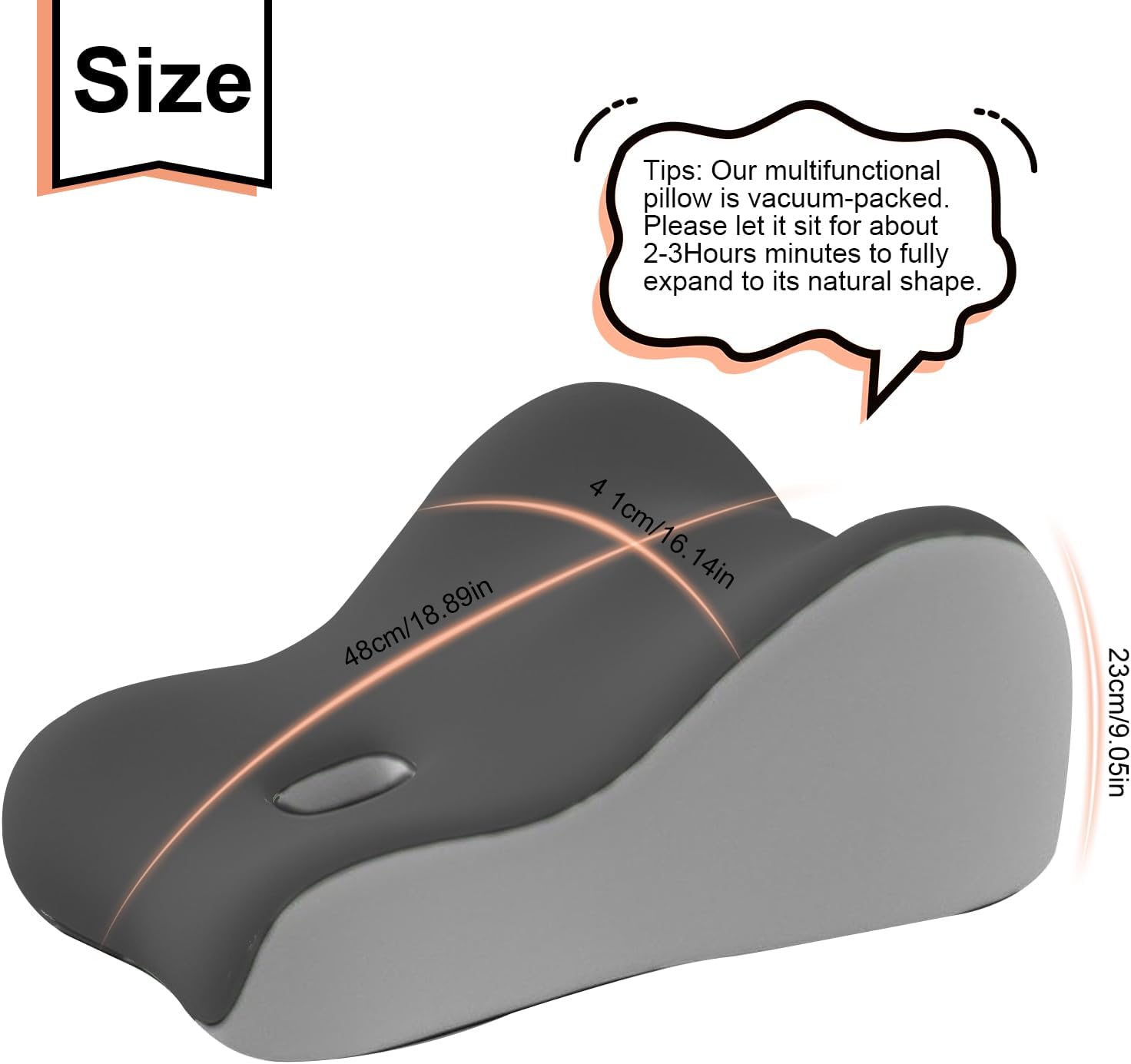 Cuscino a Cuneo per Supporto I - Memory Foam Orthopedic Pillow Neck Pain recensione e prezzo