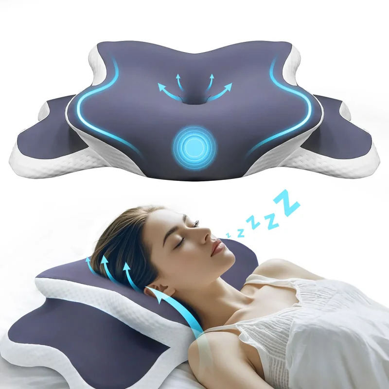 Cuscino in Memory Foam per il  - Memory Foam Orthopedic Pillow Neck Pain recensione e prezzo