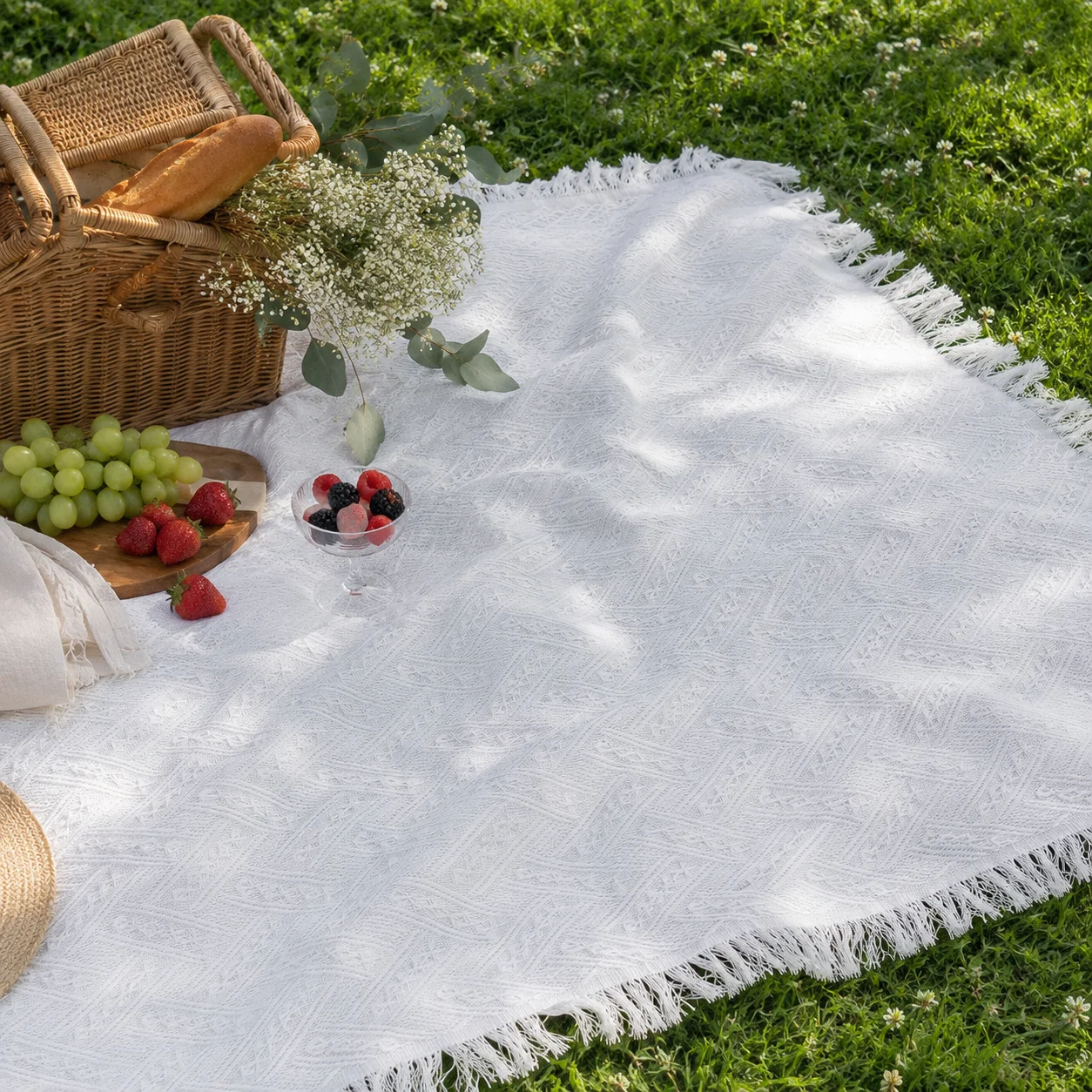 Coperta da picnic boho, tappet - Boho Throw Blanket Fringe recensione e prezzo