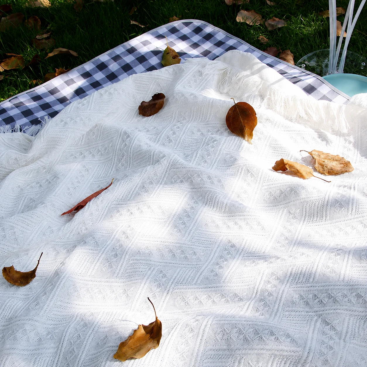 Coperta da picnic boho, tappet - Boho Throw Blanket Fringe recensione e prezzo