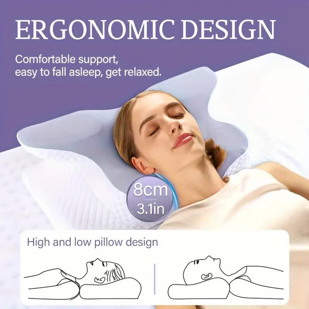 Cuscini in Memory Foam a Forma - Memory Foam Orthopedic Pillow Neck Pain recensione e prezzo
