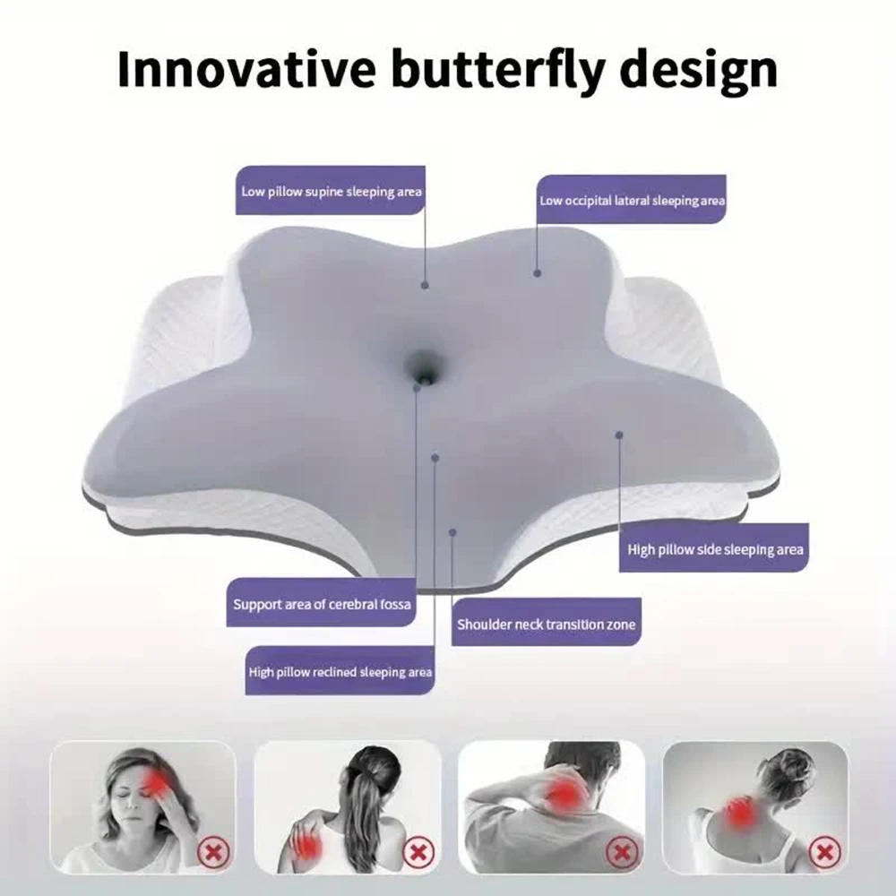 Cuscini in Memory Foam a Forma - Memory Foam Orthopedic Pillow Neck Pain recensione e prezzo