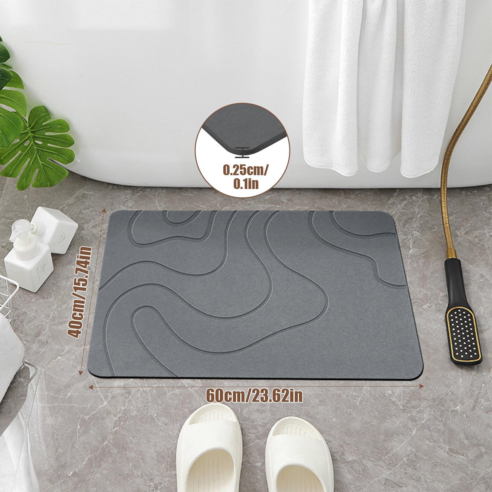 Tappetino da bagno in pietra a - Quick Dry Diatomite Bath Mat recensione e prezzo