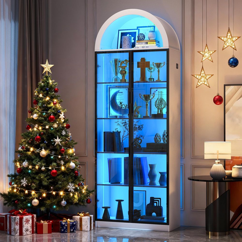 Vetrina con ante e ripiani reg - Lighting recensione e prezzo
