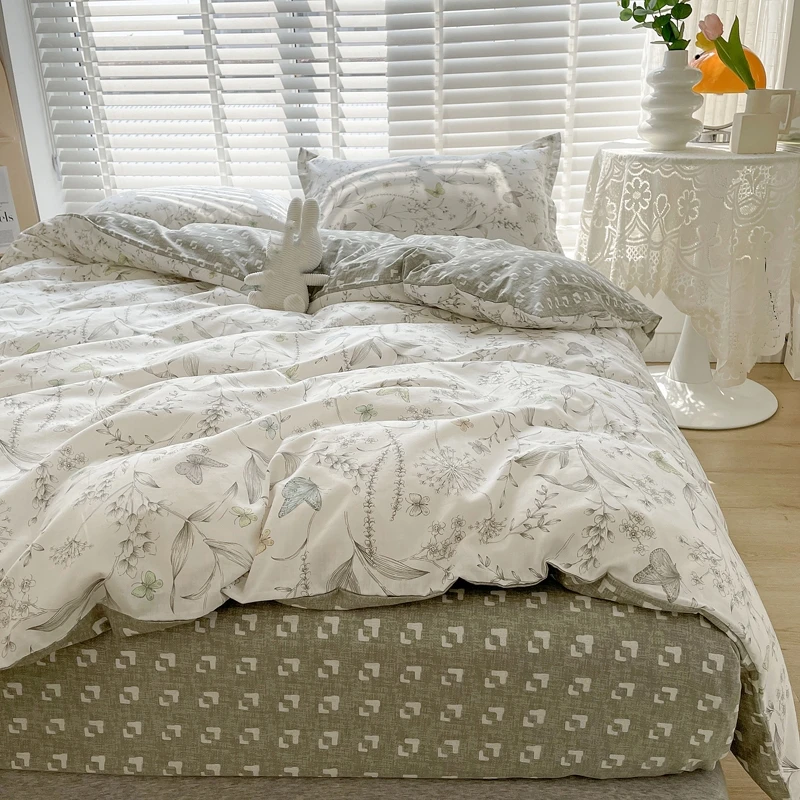 Set copripiumino 3 pezzi 100%  - Aesthetic Floral Duvet Cover recensione e prezzo
