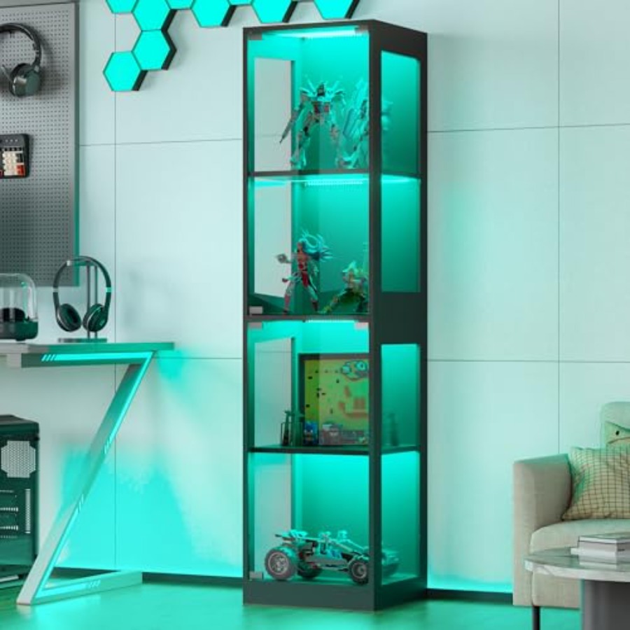 Vetrina in vetro con luci RGB  - Lighting recensione e prezzo