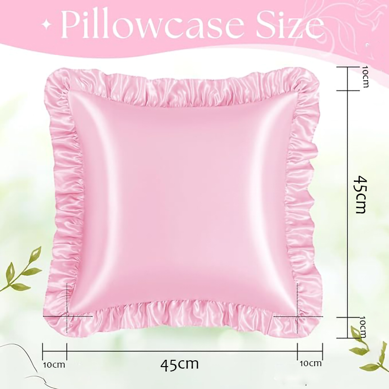 2 Federe in Raso con Volant pe - Satin Silk Pillowcase Hair Skin recensione e prezzo