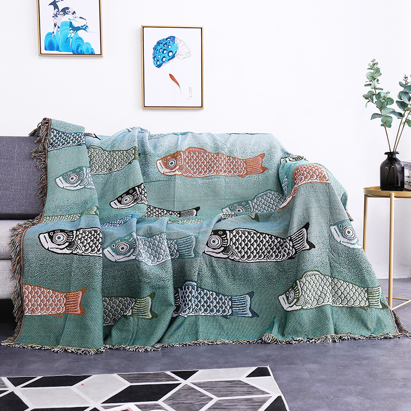 Coperta in Tessuto Jacquard co - Boho Throw Blanket Fringe recensione e prezzo