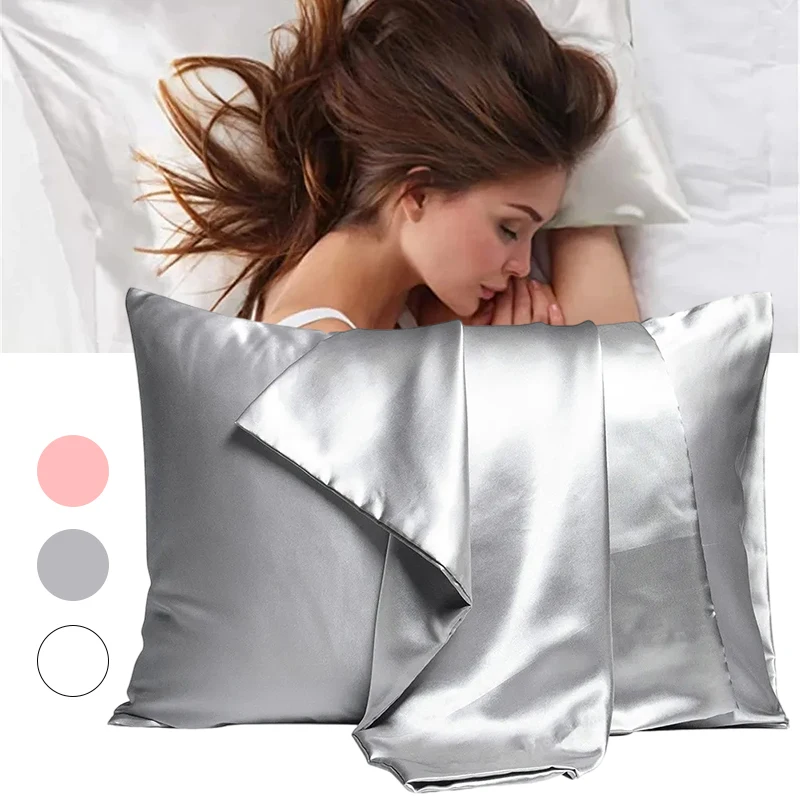 Nuova federa per cuscino in ra - Satin Silk Pillowcase Hair Skin recensione e prezzo