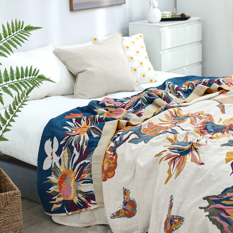 Semplice coperta di cotone mus - Muslin Cotton Bedspread recensione e prezzo