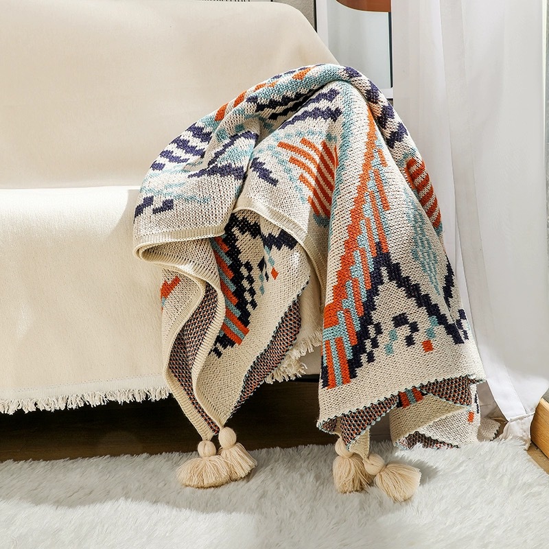 Coperta Boho con Frange Stile  - Boho Throw Blanket Fringe recensione e prezzo