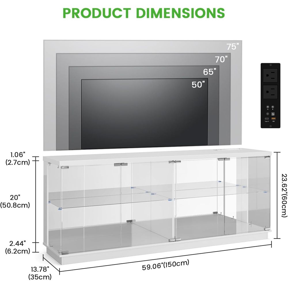 Mobile TV in Vetro da 71 Polli - Lighting recensione e prezzo